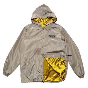Valeza Voices From The Past Coach Jacket Hooded Gold Lined Size L